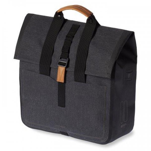 BASIL Shopper Urban Dry Befestigung: Hook-On System | charcoal melee