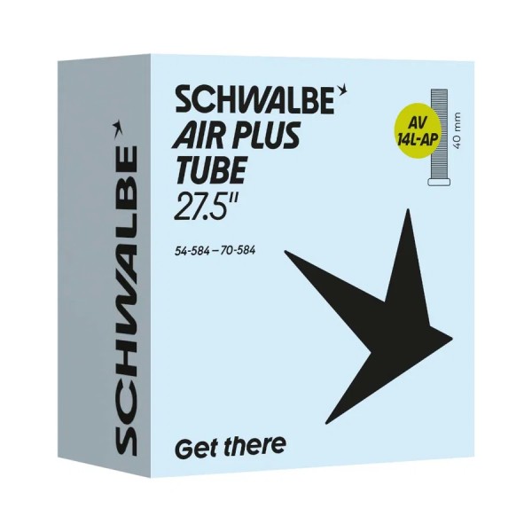 Schwalbe Fahrradschlauch Air Plus 27,5 / 27,5+ AV 14L AP 40 mm 54/70-584