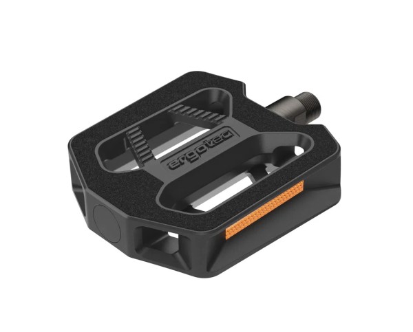 ERGOTEC Trekking-/Comfort-/City Pedal EP-T Gewinde: 9/16 Zoll | Gleitlager | schwarz | SB-Verpackung