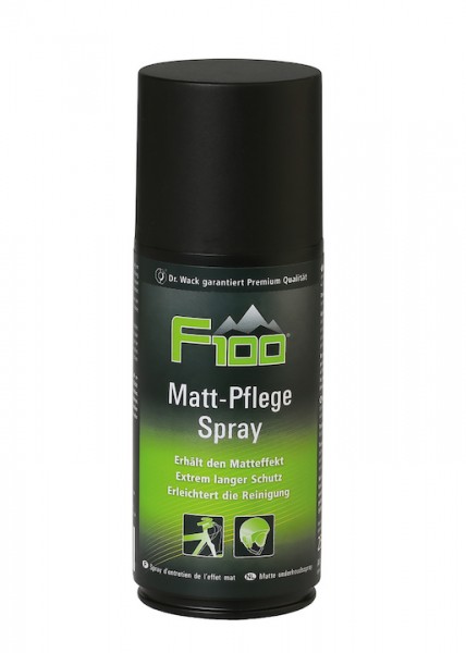 F100 Matt-Pflege Spray Inhalt: 250 ml