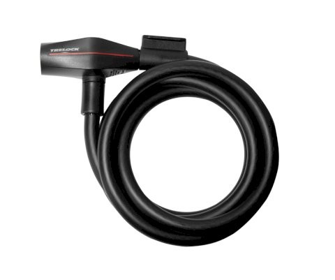 TRELOCK Spiralkabelschloss SK 210 schwarz | Länge: 1800 mm | Durchmesser: 10 mm