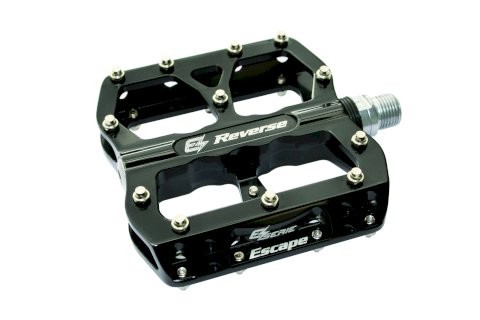 REVERSE Plattformpedal E-Escape Gewinde: 9/16 Zoll | gedichtetes Industrielager | schwarz | SB-Verpa