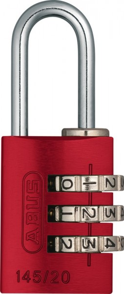 ABUS Fahrradschloss Zahlenschloss 145/20 rot Lock-Tag