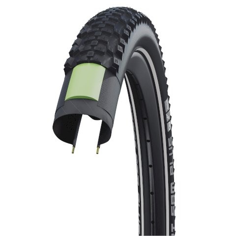 SCHWALBE Fahrradreifen Smart Sam Plus DD HS624 27,5 Zoll | ETRTO: 57-584 | Draht | SnakeSkin | schwa
