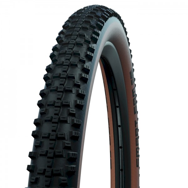 SCHWALBE Fahrradreifen Smart Sam HS 476 29 Zoll | ETRTO: 57-622 | Draht | schwarz Bronze Skin | Fah