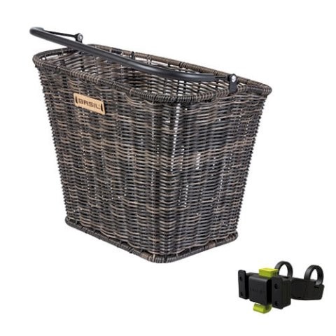 | | inkl. & Lenkeradapter Fahrrad Befestigung: Look Körbe Rattan Klickfix & bra KF Taschen Basil BASIL KF | | VR-Korb | Fahrradzubehör natur Bremen Fashion | Sport