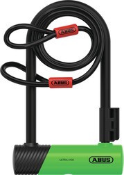 ABUS Fahrradschloss 410K/150HB180 green SH Ultra Mini + Cobra? 10/120