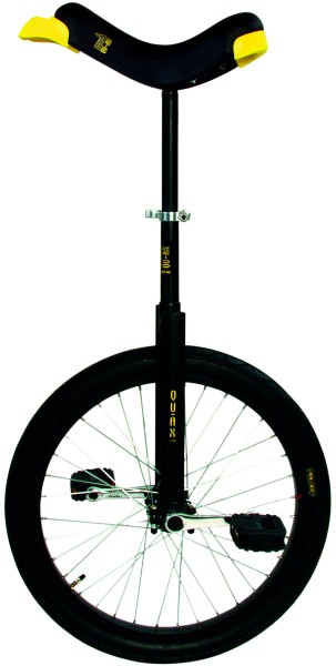 QU-AX Einrad Luxus 20" schwarz | Durchmesser Sattelstütze: 25,4 mm