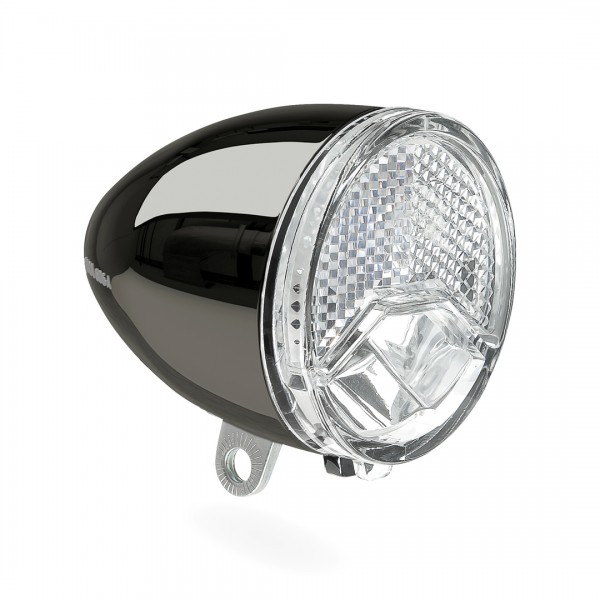 AXA E-Bike LED Scheinwerfer 606 6-48 V dark chrome | SB-Karte