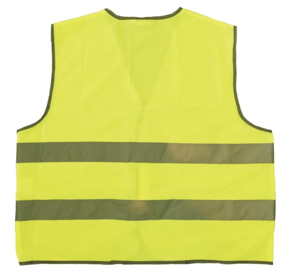 WOWOW Reflexweste Mesh Gilet gelb / silber | Größe: L