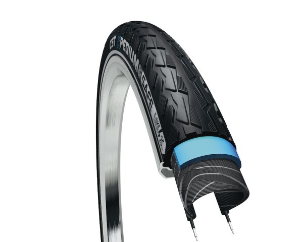 CST Fahrradreifen Xpedium Safe 28 Zoll | ETRTO: 40-622 | Draht | schwarz Reflex