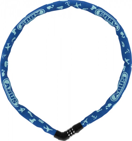 ABUS Fahrradschloss Kettenschloss Steel-O-Chain? 4804C/75 blue SYMBOLS