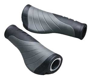 MOUNTY FAHRRADGRIFFE WING-GRIPS LOCK SCHWARZ-GRAU