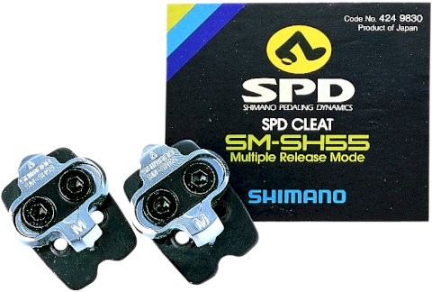SHIMANO Pedal Adapter SPD Cleats Mehrfachauslösung | schwarz / silber | SB-Verpackung