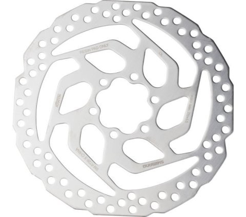 SHIMANO Bremsscheibe SMRT26 6-Loch | Durchmesser: 160 mm | silber