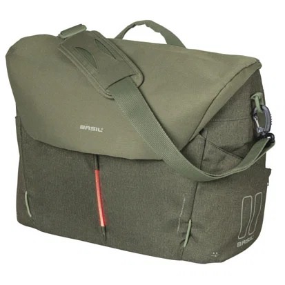 BASIL Commuter-Tasche B-Safe Nordlicht Befestigung: Hook-On System | olive grün