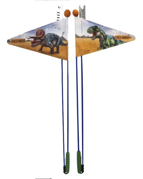 BIKE FASHION Sicherheitswimpel "T-Rex World"