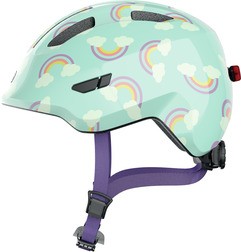 ABUS Fahrradhelm Smiley 3.0 LED blue rainbow shiny M