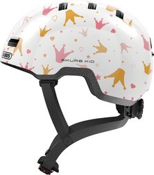 ABUS Fahrradhelm Skurb Kid white crowns M