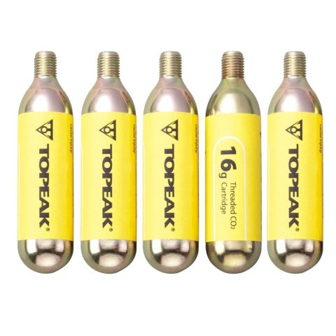 TOPEAK CO2 Luftkartusche 16 Gramm silber