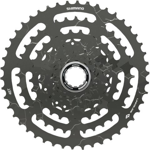 SHIMANO Kassette 9-fach LINKGLIDE CSLG400 9-fach | 11-46 Zähne | Für LINKGLIDE 10/11-fach CNLG500, H