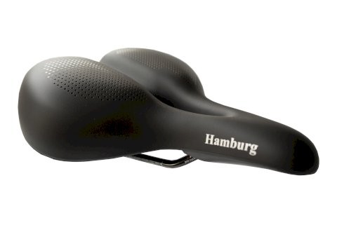 P&P City Sattel Hamburg City | Maße: 268 x 255 mm | schwarz