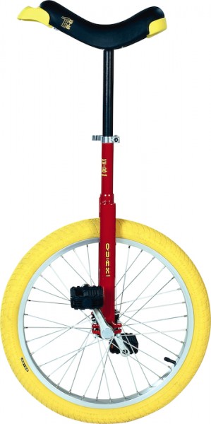 QU-AX Einrad Luxus 20" rot | Durchmesser Sattelstütze: 25,4 mm