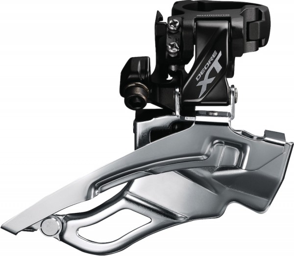 SHIMANO Umwerfer Deore XT FDT8000 silber | Down Swing Schelle 28,6/31,8/34,9 | Ausführung: 63-66 Gra