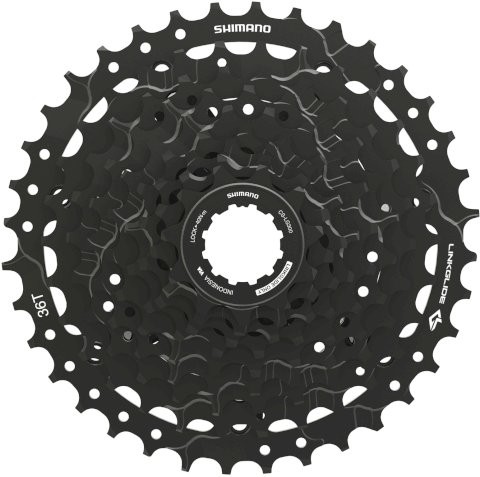 SHIMANO Kassette 9-fach LINKGLIDE CSLG300 9-fach | 11-36 Zähne | Für LINKGLIDE 10/11-fach CNLG500, H