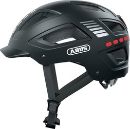 ABUS Fahrradhelm Hyban 2.0 LED signal black matt M