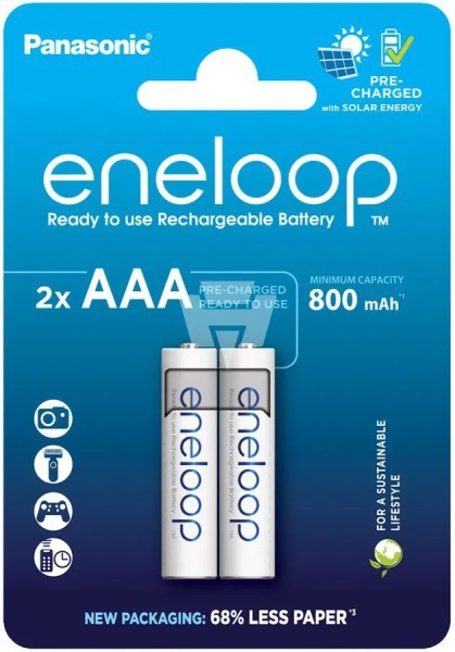Eneloop Akku-Batterie AAA (Micro) Nickel-Metallhydrid (NiMh)/Micro