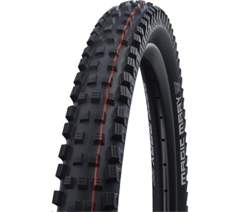 SCHWALBE Fahrradreifen Magic Mary ADDIX HS 447 27,5 Zoll | ETRTO: 65-584 | Falt | SnakeSkin | schwar