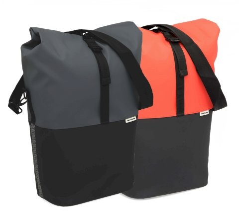 NEW LOOXS Einzeltasche Nyborg Befestigung: Haken | dunkelgrau/schwarz