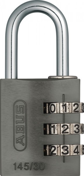 ABUS Fahrradschloss Zahlenschloss 145/30 titanium Lock-Tag