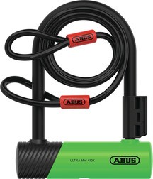 ABUS Fahrradschloss 410K/150HB140 green SH Ultra Mini + Cobra? 10/120