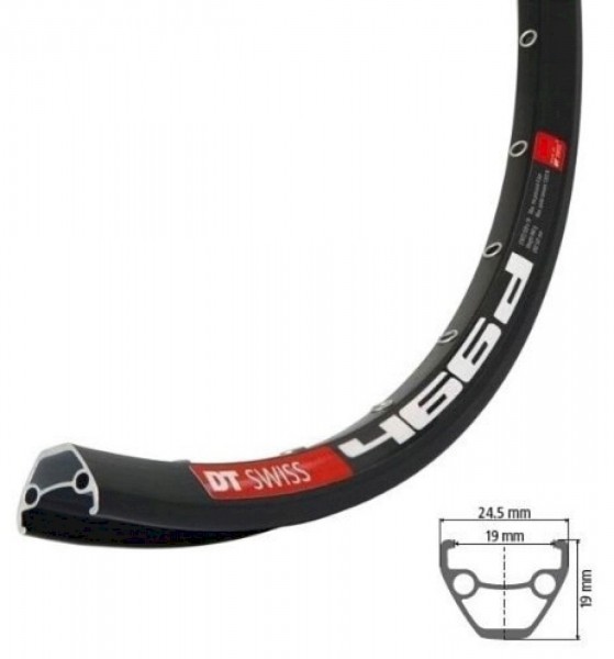 DT SWISS Felge 466D Disc 19 x 584 | 27,5 Zoll | schwarz
