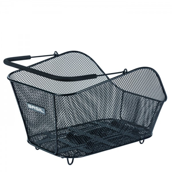 BASIL HR-Festmontagekorb ICON M MIK Befestigung: MIK-Adapter | schwarz | Für MIK-Systemträger