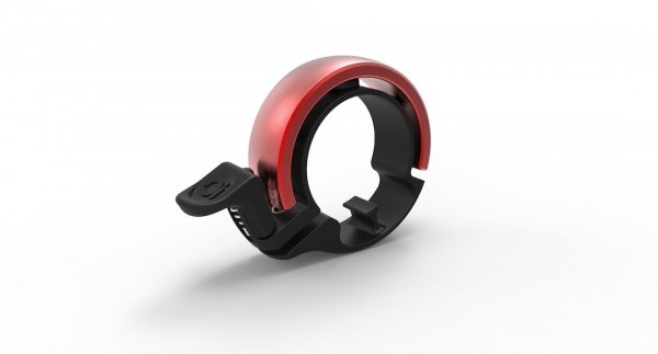 KNOG Glocke Oi Classic Large schwarz / rot | Lenkerdurchmesser: 23,8 - 31,8 mm