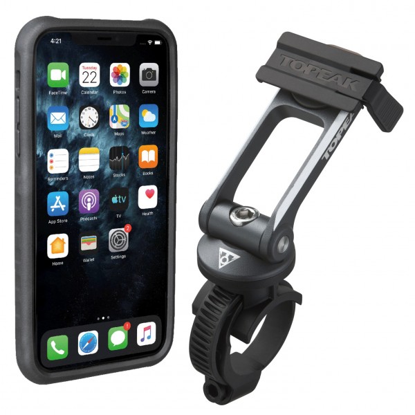 TOPEAK Smartphonehalter Ridecase Maße: 16,5 x 8,5 x 1,45 cm | Apple iPhone 11 PRO MAX | schwarz
