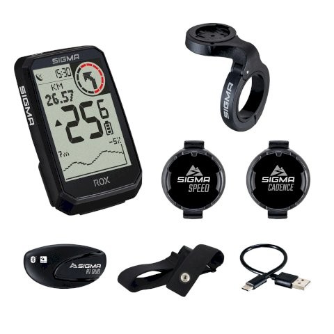 SIGMA GPS Radcomputer ROX 4.0 Endurance Sensor Set schwarz