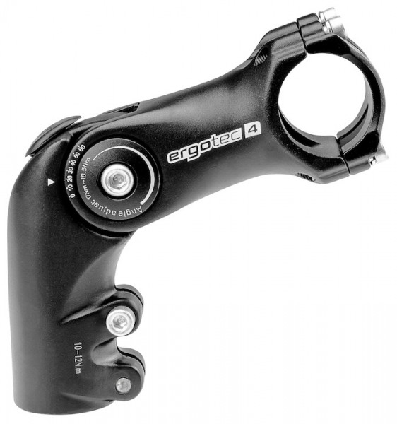 ERGOTEC Ahead-Vorbau Octopus 2 Alu Lenkerklemmdurchmesser: 31,8 mm | Auslage: 90 mm | SB-Verpackung
