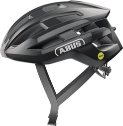 ABUS Fahrradhelm PowerDome MIPS shiny black M