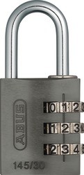 ABUS Zahlenschloss 145/30 titanium B/DFNLI