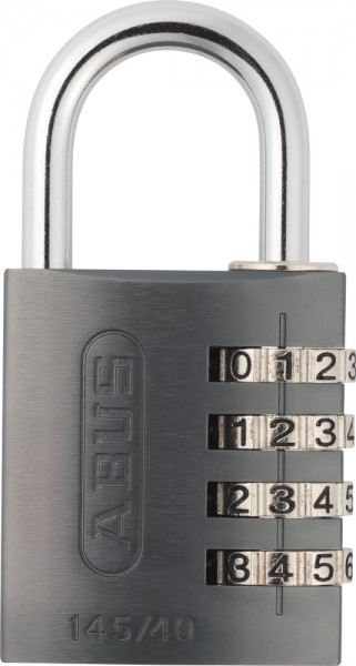 ABUS Fahrradschloss Zahlenschloss 145/40 titanium B/DFNLI