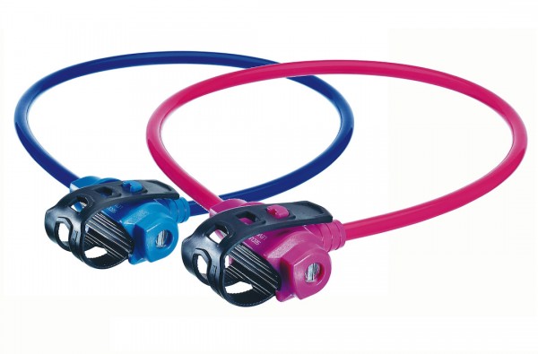 TRELOCK Kabelschloss KS 211 Fixxgo Kids pink | Länge: 750 mm | Durchmesser: 10 mm