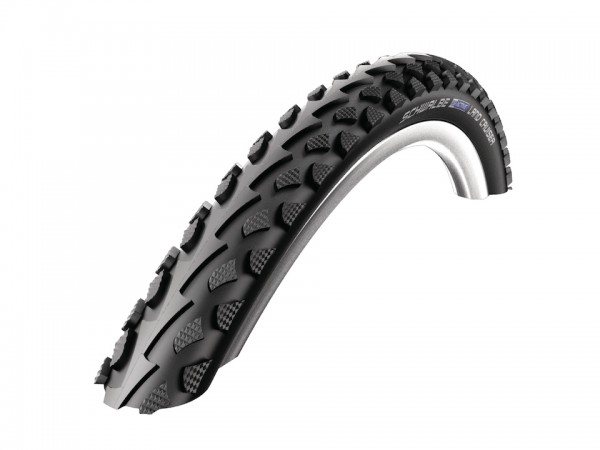 SCHWALBE Fahrradreifen Land Cruiser HS 450 26 Zoll | ETRTO: 50-559 | Draht | TwinSkin | schwarz / sc