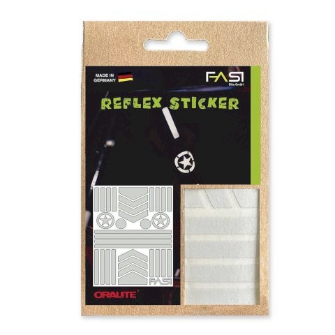 FASI Reflex-Aufkleber Avery Stars & Stripes silber-reflex