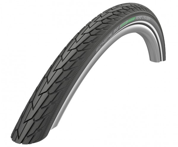 SCHWALBE Fahrradreifen Road Cruiser HS 484 16 Zoll | ETRTO: 47-305 | Draht | TwinSkin | schwarz Refl