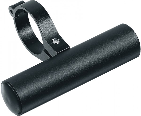 ERGOTEC Lenkeradapter für Computer / Licht schwarz sandgestrahlt | Durchmesser: 31,8 mm | für Lenker