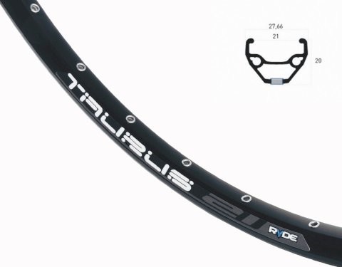 RYDE Vorderrad 29" Taurus Disc 622 x 21 | Laufradgröße: 29 | Nabe: Shim Nabe HBTC50015SA schwarz| St